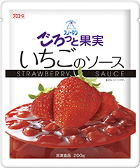 スノーマン　ごろっと果実 いちごのソース